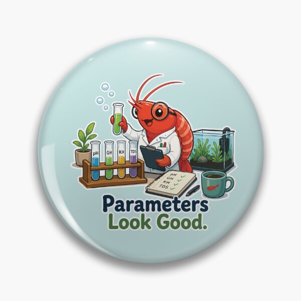 Item preview, Shrimp Scientist Parameters Look Good Aquarium designed and sold by SimplePoDesign.