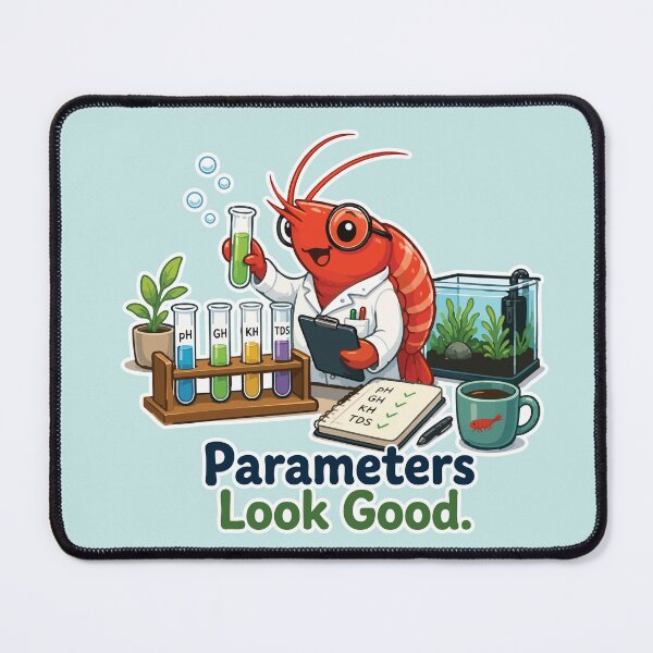 Item preview, Shrimp Scientist Parameters Look Good Aquarium designed and sold by SimplePoDesign.