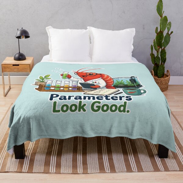 Item preview, Shrimp Scientist Parameters Look Good Aquarium designed and sold by SimplePoDesign.