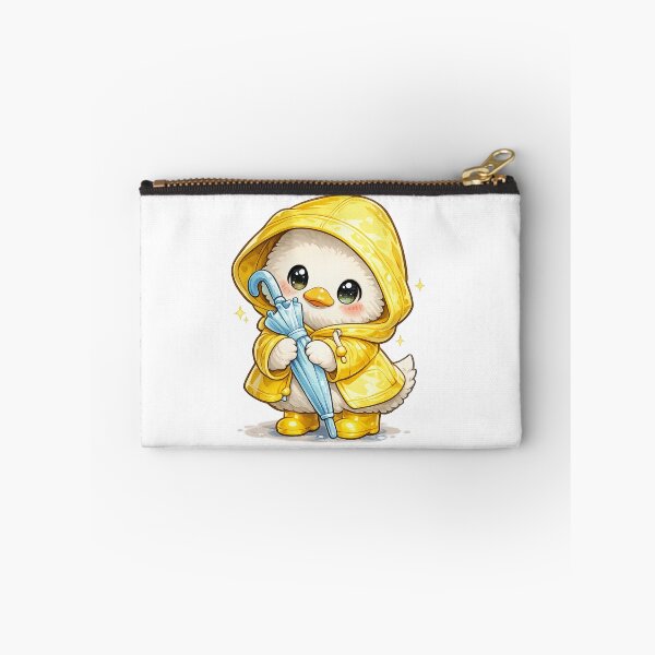 Item preview, Cute Duck in Yellow Raincoat | Kawaii Rainy Day Duckling | Adorable Baby Duck with Umbrella | Cozy Spring Animal | Cottagecore Nursery Art | Whimsical Sticker designed and sold by MrDev.