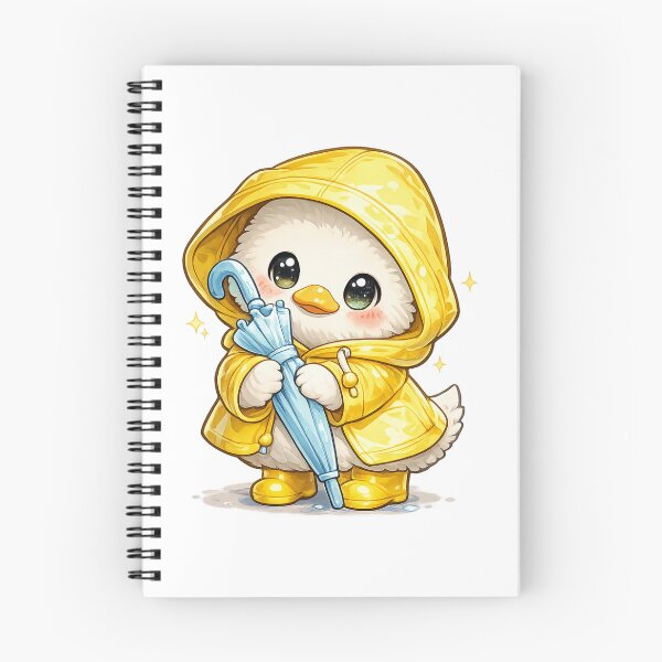 Item preview, Cute Duck in Yellow Raincoat | Kawaii Rainy Day Duckling | Adorable Baby Duck with Umbrella | Cozy Spring Animal | Cottagecore Nursery Art | Whimsical Sticker designed and sold by MrDev.