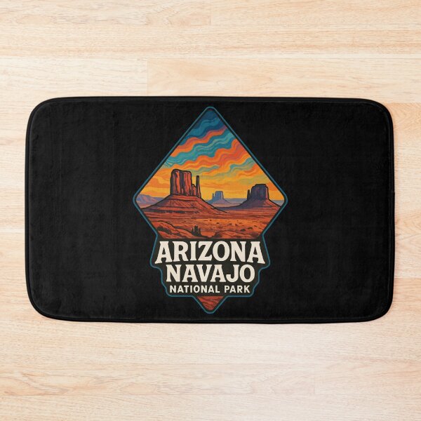 Item preview, Navajo Arizona National Park Retro Trippy Travel designed and sold by TomFrontierArt.