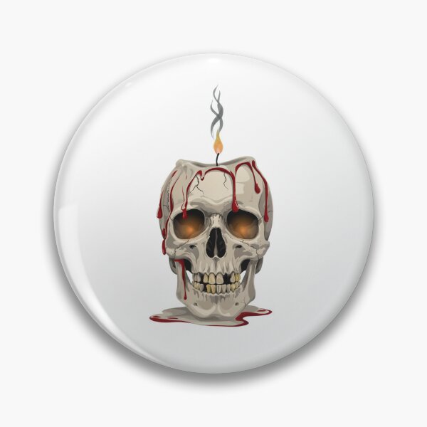 Item preview, Melting Skull Candle designed and sold by Rob-Son.