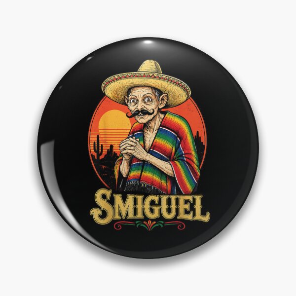 Item preview, Smiguel Mexican Sombrero Vintage Mexican Culture Mashup designed and sold by jaggyboy.