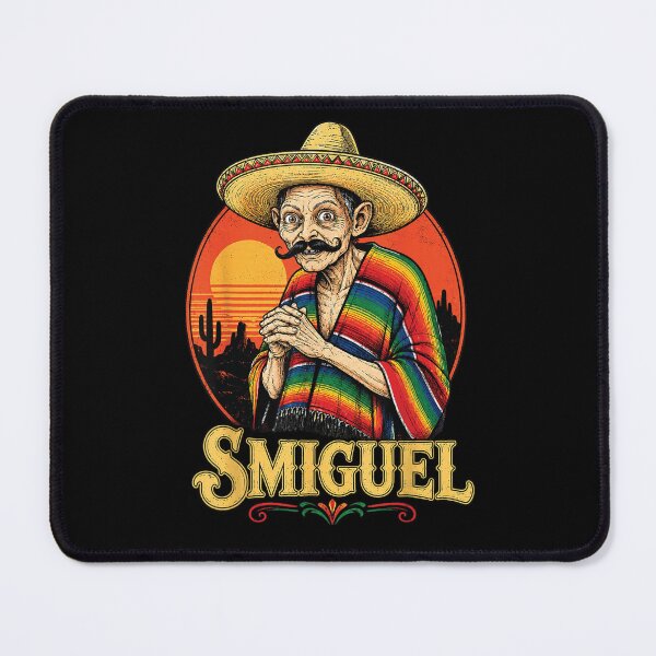 Item preview, Smiguel Mexican Sombrero Vintage Mexican Culture Mashup designed and sold by jaggyboy.