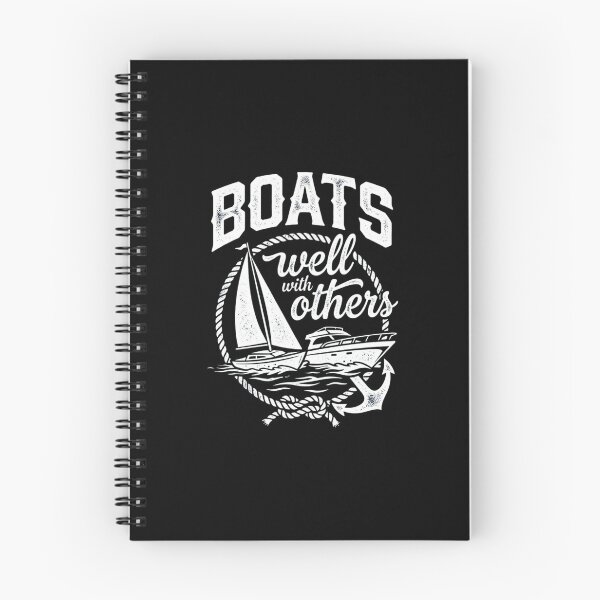 Item preview, Boats Well With Others Funny Nautical Sailing Design designed and sold by SiarheiYur.