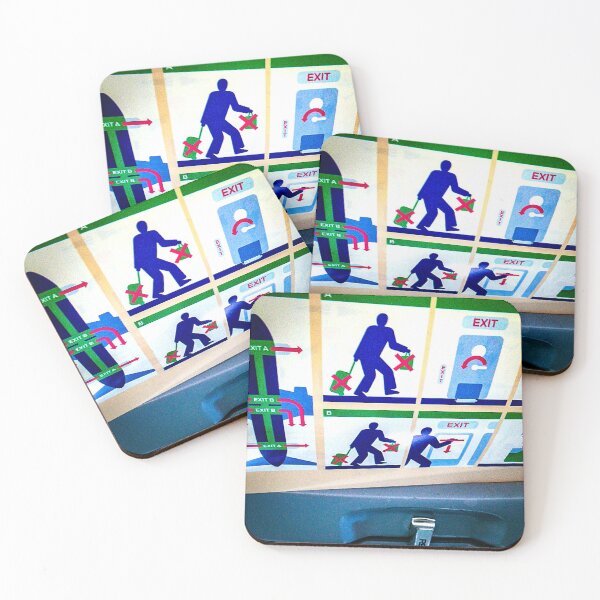 Item preview, Airline Emergency Instructions  designed and sold by missioncreek.