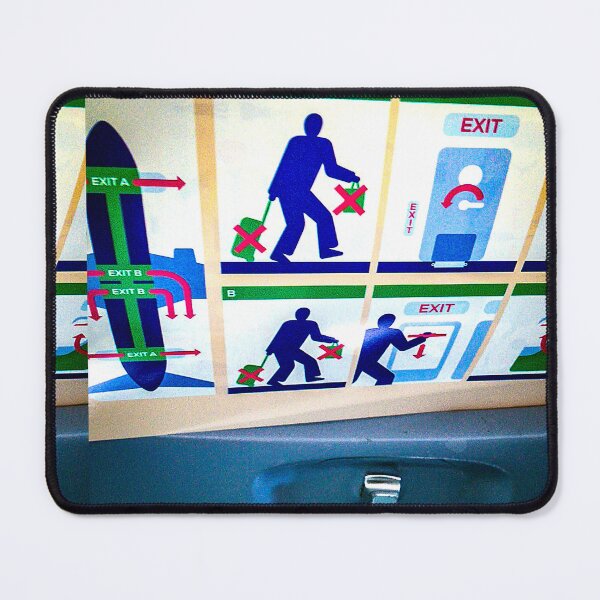 Item preview, Airline Emergency Instructions  designed and sold by missioncreek.