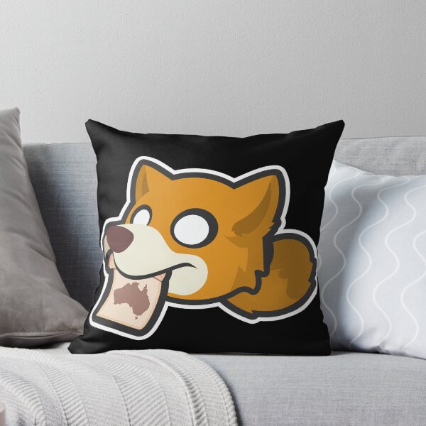 Item preview, Cute Australian Dingo Dog with Map Cartoon designed and sold by Torket-y.