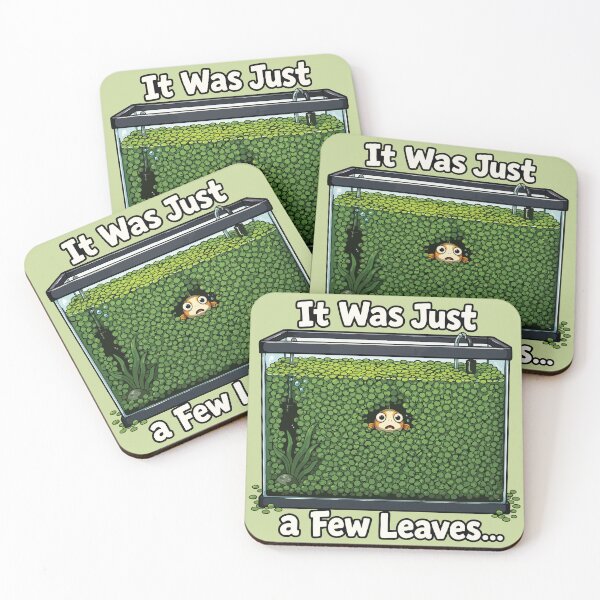 Item preview, It Was Just a Few Leaves Duckweed Aquarium designed and sold by SimplePoDesign.