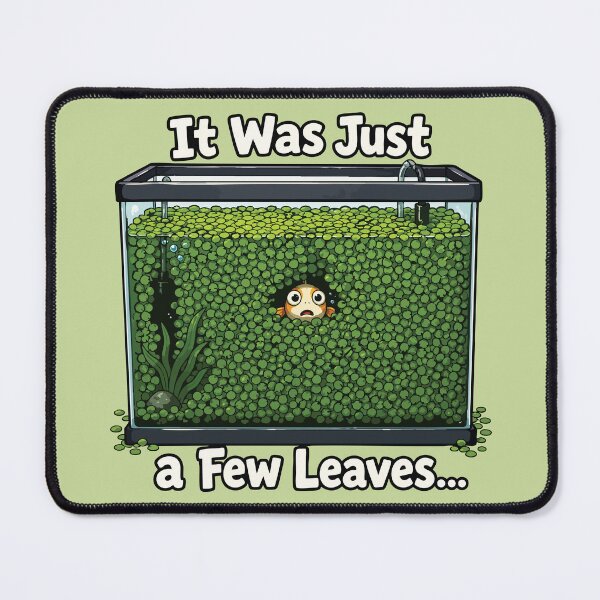 Item preview, It Was Just a Few Leaves Duckweed Aquarium designed and sold by SimplePoDesign.