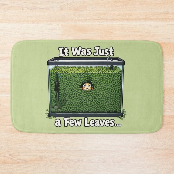 Item preview, It Was Just a Few Leaves Duckweed Aquarium designed and sold by SimplePoDesign.