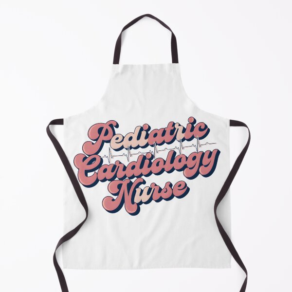 Item preview, Pediatric Cardiology Nurse Retro Groovy Heart Design designed and sold by DariaOltes.