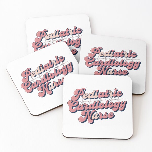 Item preview, Pediatric Cardiology Nurse Retro Groovy Heart Design designed and sold by DariaOltes.