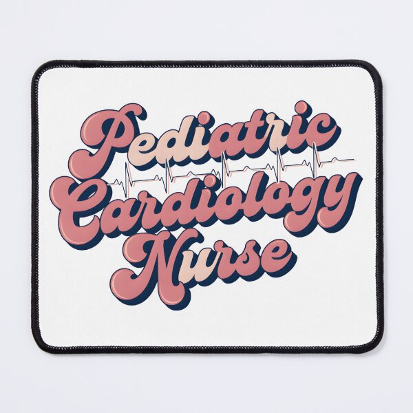 Item preview, Pediatric Cardiology Nurse Retro Groovy Heart Design designed and sold by DariaOltes.