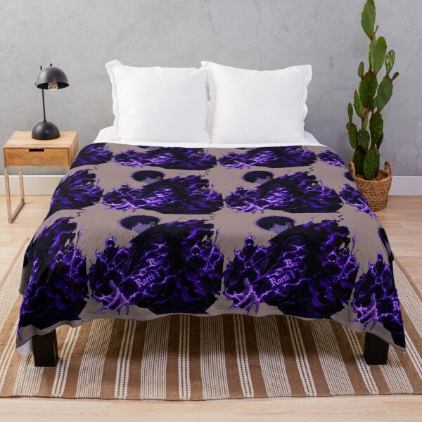 Item preview, Anime Shadow Monarch Purple Aura Art designed and sold by RoyalEarthstore.