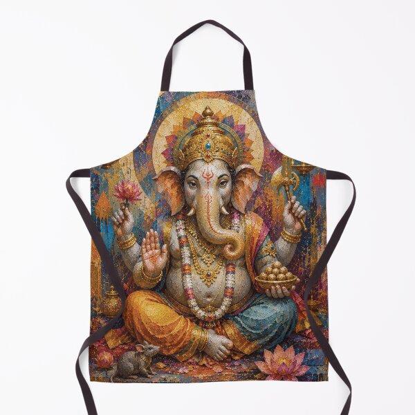 Artikelvorschau, Gemälde des Hindu-Gottes Ganesha. entworfen und verkauft von GalleryKauffeld.