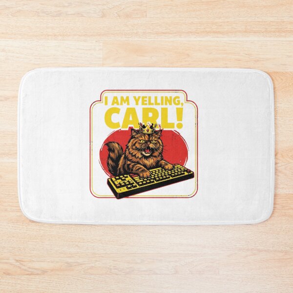 Item preview, Angry Cat King Yelling At Keyboard Retro Vintage designed and sold by SiarheiYur.