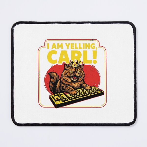 Item preview, Angry Cat King Yelling At Keyboard Retro Vintage designed and sold by SiarheiYur.