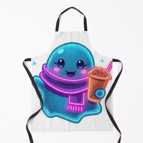 Item preview, Cute Neon Ghost Coffee Sticker | Kawaii Glowing Autumn Ghost designed and sold by Stylestickers55.