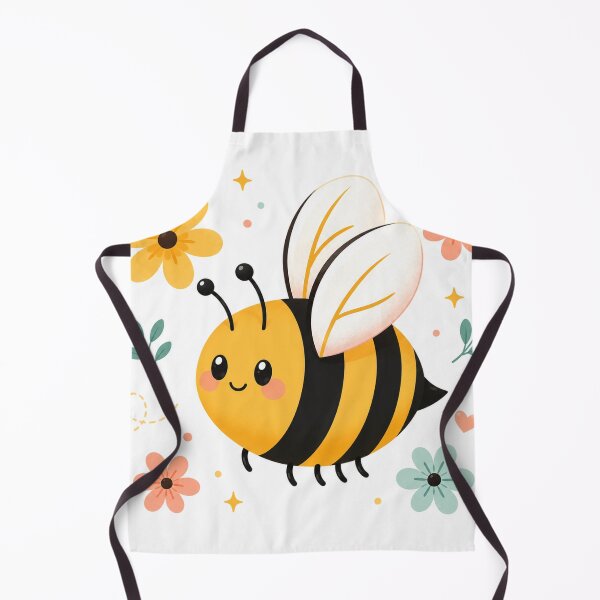 Item preview, Cute Bumblebee With Pastel Flowers designed and sold by cat-and-pigeon.