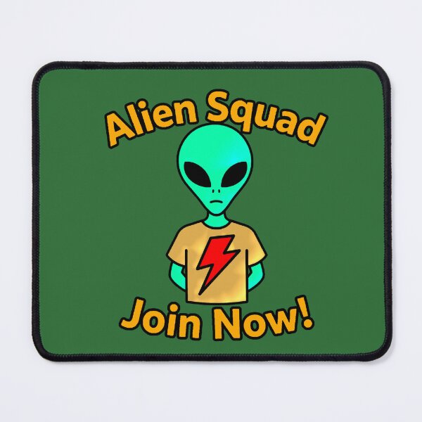 Item preview, Alien Squadron | Gray Alien Red Ray Humor Space Conspiracy designed and sold by AstronautMerch.