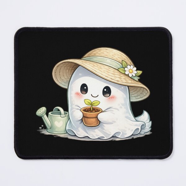 Item preview, Cute Gardening Ghost | Kawaii Ghost Plant Lover | Adorable Garden Spirit | Cottagecore Ghost | Cozy Spring Gardening | Whimsical Plant Sticker designed and sold by MrDev.