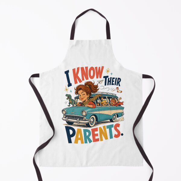 Item preview, I Know Their Parents Funny Grandma Family Chaos Cartoon designed and sold by Print Loft.