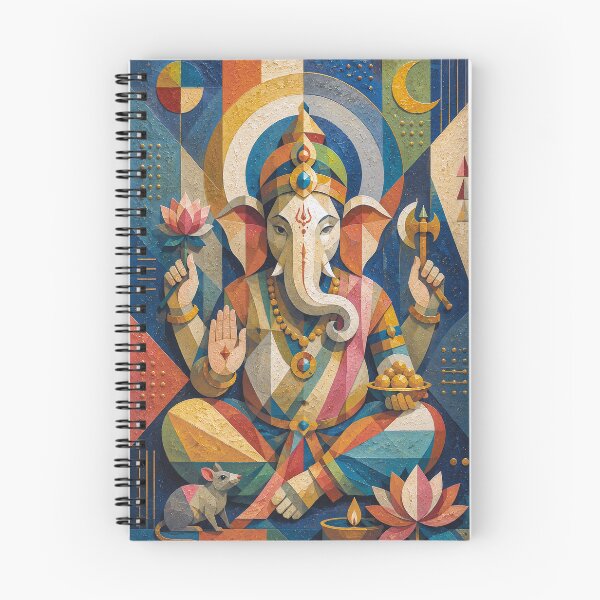 Item preview, Ganesha Hindu god painting. designed and sold by GalleryKauffeld.