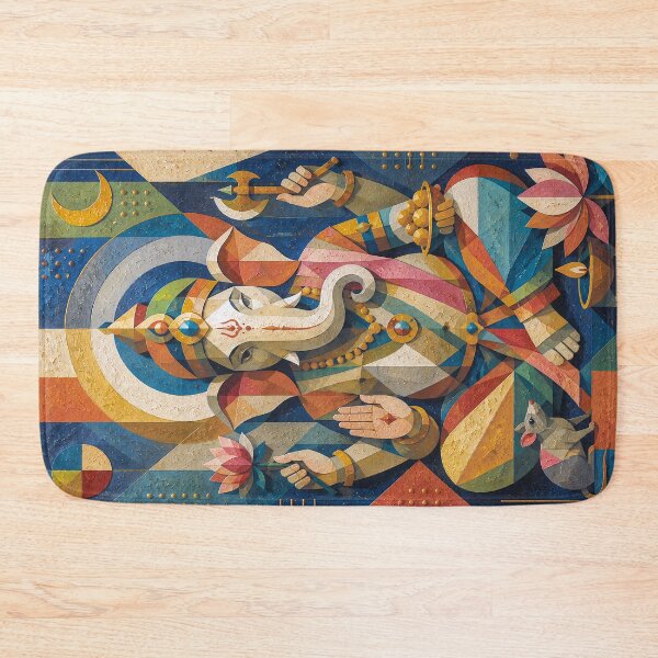 Item preview, Ganesha Hindu god painting. designed and sold by GalleryKauffeld.