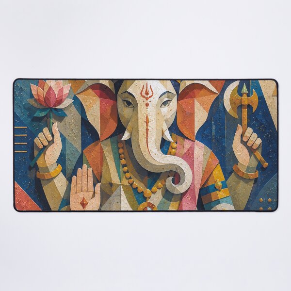 Item preview, Ganesha Hindu god painting. designed and sold by GalleryKauffeld.