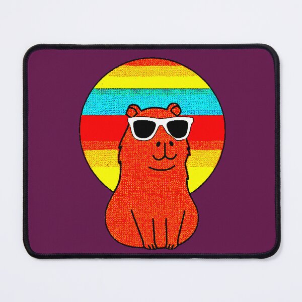 Item preview, Retro 80s Capybara | Animal Sunglasses Sunset Vaporwave designed and sold by AstronautMerch.