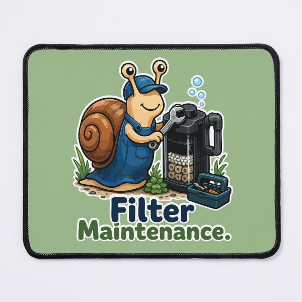 Item preview, Filter Maintenance Aquarium Snail designed and sold by SimplePoDesign.
