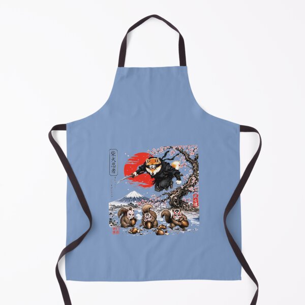 Item preview, Shinobi Shiba Ninja | Kabuki Squirrel Heist | Japanese Ukiyo-e Dog Warrior designed and sold by Natalia-Vlad.