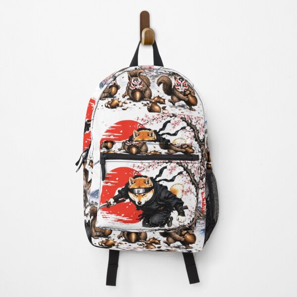 Item preview, Shinobi Shiba Ninja | Kabuki Squirrel Heist | Japanese Ukiyo-e Dog Warrior designed and sold by Natalia-Vlad.