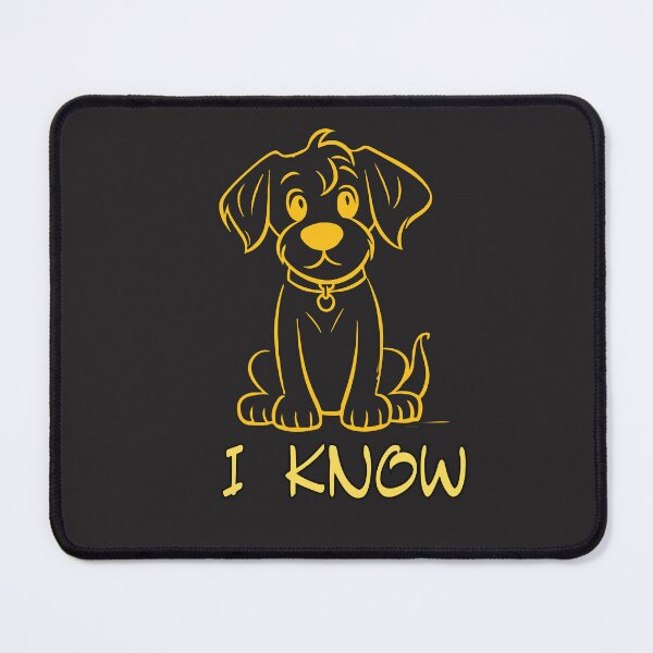 Item preview, I Know Cute Puppy Shirt | Minimalist Funny Dog Lover Graphic Tee designed and sold by AdicretorDesign.