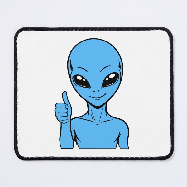Item preview, ZORGO Alien Thumbs Up – Funny Space Alien Approval Sticker designed and sold by The-Visitors.