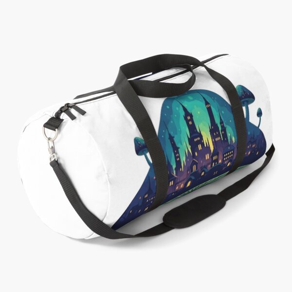 Item preview, Mystical Mushroom City – Fantasy Fungi Kingdom Night Art designed and sold by Dzblack.