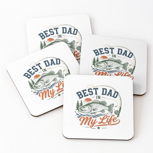 Item preview, Best Dad In My Life Fishing Father Angler Outdoorsman Gift designed and sold by SkeletonsDanger.