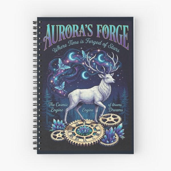 Item preview, The Cosmic Engine – Mystical Stag Fantasy Art designed and sold by Dogandesighn.