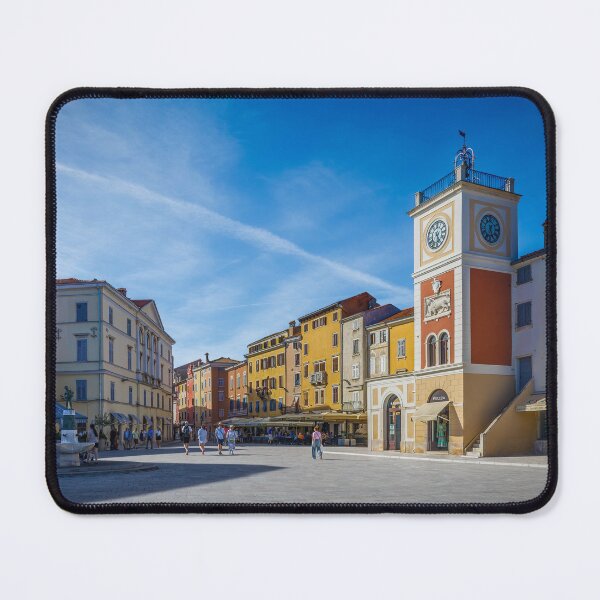 Item preview, Historic Clock Tower in Marshal Tito Square, Rovinj designed and sold by Viv Thompson Photography .