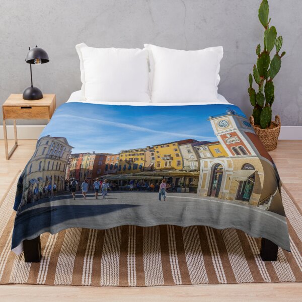 Item preview, Historic Clock Tower in Marshal Tito Square, Rovinj designed and sold by Viv Thompson Photography .