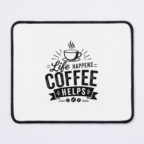Item preview, Life Happens Coffee Helps | Vintage Coffee Lover Design designed and sold by OakEmber.