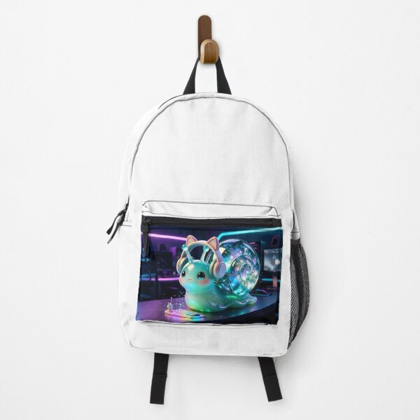 Item preview, Gamer Emerald Snail - Cute Jelly Snail with Gaming Headphones designed and sold by ABYSSLAB.