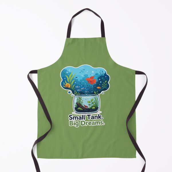 Item preview, Small Tank Big Dreams Nano Aquarium designed and sold by SimplePoDesign.