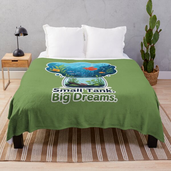 Item preview, Small Tank Big Dreams Nano Aquarium designed and sold by SimplePoDesign.