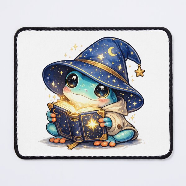 Item preview, Cute Wizard Frog Reading Spell Book | Kawaii Magic Frog | Adorable Fantasy Amphibian | Bookworm Wizard | Cozy Magical Creature | Whimsical Sticker designed and sold by MrDev.
