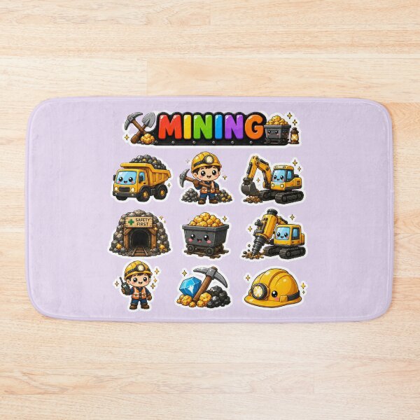 Item preview, Kawaii Heavy Machinery & Mining Adventure designed and sold by JoangRama.