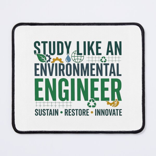 Item preview, Study Like an Environmental Engineer | Sustainability STEM Shirt designed and sold by Amr Darwish Graphic designer.