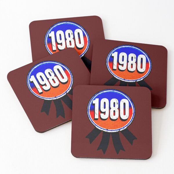 Item preview, Nacido en 1980 | Medalla Vintage Regalo Cumpleaños Años 80 designed and sold by AstronautMerch.